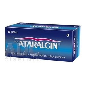 ATARALGIN tbl 325 mg/130 mg/70 mg (blis.PVC/Al) 1x50 ks vyobraziť