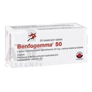 Benfogamma 50 tbl obd 50 mg (blis.) 1x50 ks vyobraziť