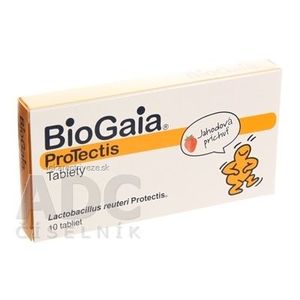 BioGaia ProTectis žuvacie tablety jahodová príchuť 1x10 ks vyobraziť