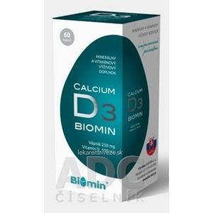Biomin CALCIUM S VITAMÍNOM D3 cps 1x60 ks vyobraziť
