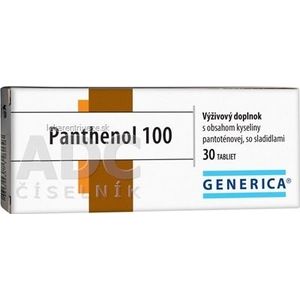 GENERICA Panthenol 100 tbl 1x30 ks vyobraziť