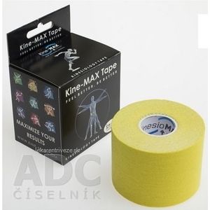 Kine-MAX Classic Kinesiology Tape žltá tejpovacia páska 5cm x 5m, 1x1 ks vyobraziť