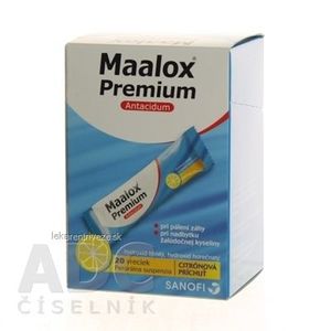 Maalox PREMIUM sus por 460 mg/400 mg (vrecko) 20x4, 3 ml vyobraziť