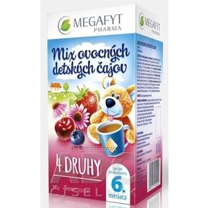 MEGAFYT MIX ovocných detských čajov 4 DRUHY (od ukonč. 6. mesiaca) 20x2 g (40 g) vyobraziť