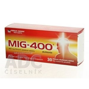 MIG-400 tbl flm 400 mg (blis.) 1x30 ks vyobraziť