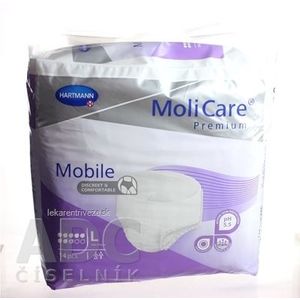 MoliCare Premium Mobile 8 kvapiek L fialové, plienkové nohavičky naťahovacie, 1x14 ks vyobraziť