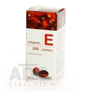 VITAMIN E 200-ZENTIVA cps mol 200 mg (fľ.skl.) 1x30 ks vyobraziť