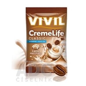 VIVIL BONBONS CREME LIFE CLASSIC drops s kávovo-smotanovou príchuťou, bez cukru 1x110 g vyobraziť