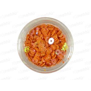 Zdobenie na nechty, kolieska (duté) CDčka - oranžové vyobraziť