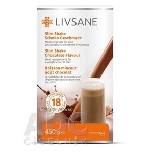 LIVSANE Diétny výživový koktejl Čokolada slim shake 1x450 g vyobraziť