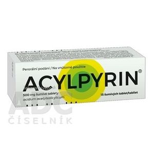ACYLPYRIN 500 mg šumivé tablety tbl eff (tuba PP) 1x15 ks vyobraziť