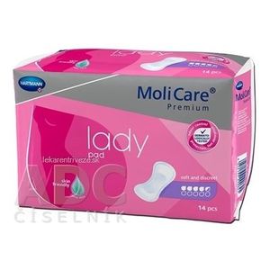 MoliCare Premium lady pad 4, 5 kvapiek inkontinenčné vložky 1x14 ks vyobraziť