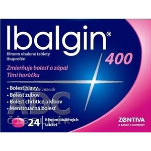 Ibalgin 400 tbl flm 400 mg (blis. PVC/Al) 1x24 ks vyobraziť