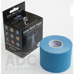 Kine-MAX Classic Kinesiology Tape modrá tejpovacia páska 5cm x 5m, 1x1 ks vyobraziť