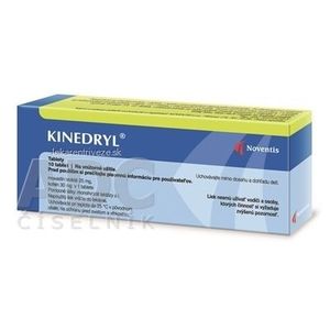 KINEDRYL tbl 25 mg/30 mg (blis.PVC/Al) 1x10 ks vyobraziť