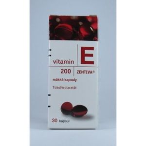 Vitamín E Zentiva 200mg 30 cps vyobraziť