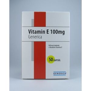 Generica Vitamin E 100 mg Generica 50 cps vyobraziť