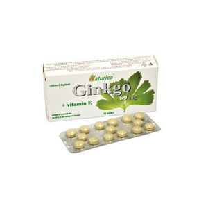 Naturica GINKGO 60 mg + vitamín E 30 tbl vyobraziť