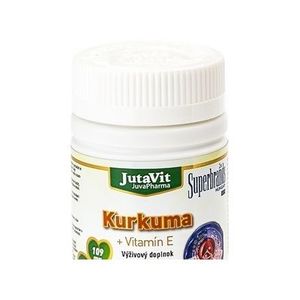 JutaVit Kurkuma + Vitamín E 60 tbl vyobraziť