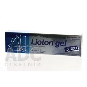 Lioton gel 100 000 gel (tuba Al) 1x50 g vyobraziť