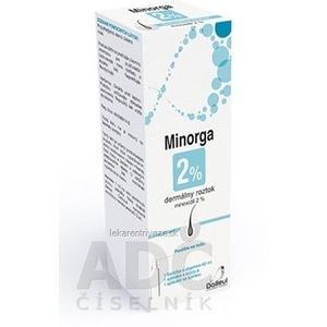 Minorga 2 % dermálny roztok sol der (fľ.HDPE+1 aplik.s dýzou+1 aplik.so špičkou) 1x60 ml vyobraziť