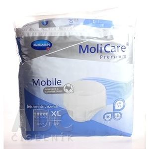 MoliCare Premium Mobile 6 kvapiek XL modré, plienkové nohavičky naťahovacie, 1x14 ks vyobraziť
