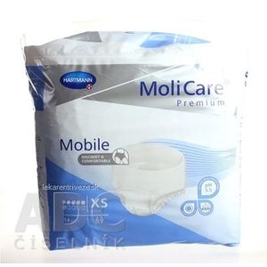 MoliCare Premium Mobile 6 kvapiek XS modré, plienkové nohavičky naťahovacie, 1x14 ks vyobraziť