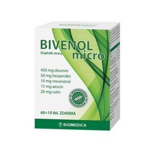 Biomedica Bivenol micro 60 + 10 tabliet vyobraziť
