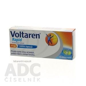 Voltaren Rapid 25 mg cps mol (blis.PVC/PVDC/Al) 1x20 ks vyobraziť