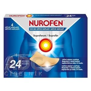 NUROFEN 200 mg liečivá náplasť emp med (vre.PET/LDPE/Al/LDPE) 1x4 ks vyobraziť
