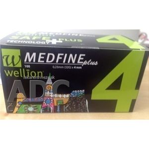 Wellion MEDFINE plus Penneedles 4 mm ihla na aplikáciu inzulínu pomocou pera 1x100 ks vyobraziť