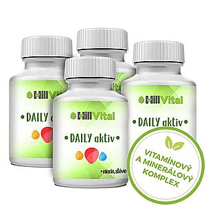 HillVital | Daily Aktiv - komplex vitamínov a minerálov (4x) 100 ml vyobraziť