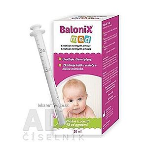 Balonix med emulzia, simetikon 40 mg/ml 1x50 ml vyobraziť