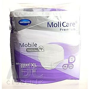 MoliCare Premium Mobile 8 kvapiek XL fialové, plienkové nohavičky naťahovacie, 1x14 ks vyobraziť