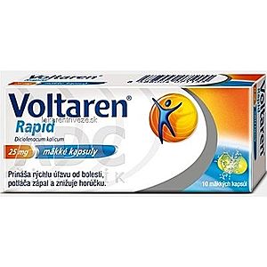 Voltaren Rapid 25 mg cps mol (blis.PVC/PVDC/Al) 1x10 ks vyobraziť