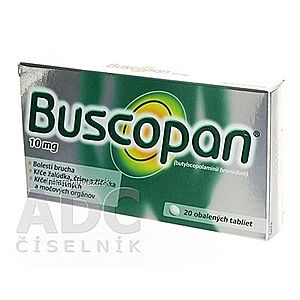 Buscopan tbl obd 10 mg (blis.) 1x20 ks vyobraziť