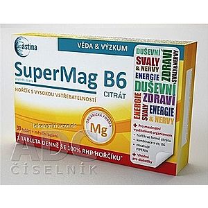 Astina SuperMag B6 CITRÁT tbl 1x30 ks vyobraziť