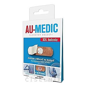 AU-MEDIC blokátor bolesti náplasti (crystal tape) 1x28 ks vyobraziť