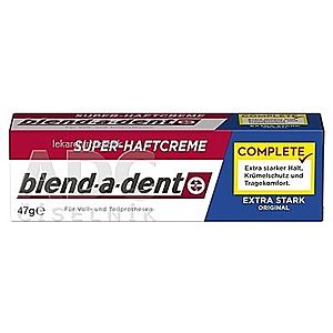 blend-a-dent EXTRA STARK ORIGINAL complete super fixačný dentálny krém 1x47 g vyobraziť