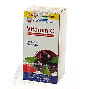 Dobré z SK Vitamín C 200 mg príchuť ACAI tbl 60+10 zadarmo (70 ks) vyobraziť