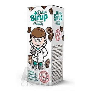 Doktor Sirup kalciový sirup s príchuťou Čokolády 1x100 ml vyobraziť