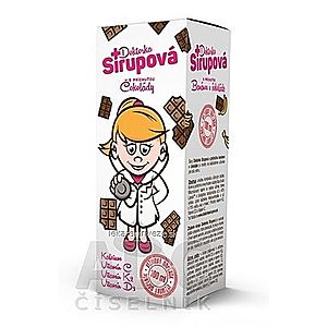 Doktorka Sirupová kalciový sirup s príchuťou Čokolády 1x100 ml vyobraziť
