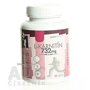 EDENPharma L-KARNITIN 732 mg tbl 1x60 ks vyobraziť
