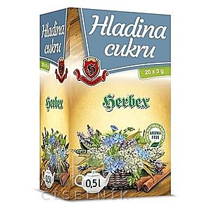 HERBEX HLADINA CUKRU bylinná zmes, čaj 20x3 g vyobraziť