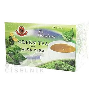 HERBEX Premium GREEN TEA S ALOE VERA zelený čaj 20x1, 5 g (30 g) vyobraziť