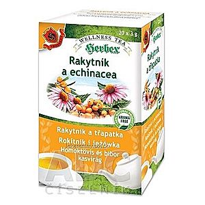 HERBEX Rakytník a echinacea bylinná zmes (wellness tea) 20x3 g (60 g) vyobraziť