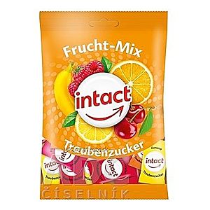 INTACT Frucht - Mix Hroznový cukor pastilky s príchuťou ovocia 1x100 g vyobraziť