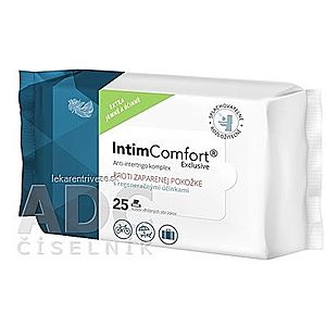 INTIMComfort Vlhčené obrúsky multipack anti-intertrigo komplex 1x25 ks vyobraziť