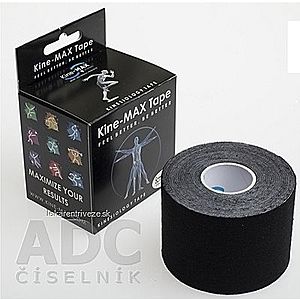 Kine-MAX Classic Kinesiology Tape čierna tejpovacia páska 5cm x 5m, 1x1 ks vyobraziť