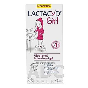 LACTACYD Girl intímny čistiaci gél 1x200 ml vyobraziť